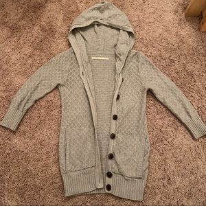 Grey Cardigan with hood Rubbish from Nordstrom